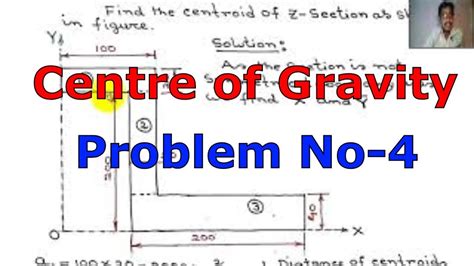 Centroid Problem Z Section Centre Of Gravity Engineering