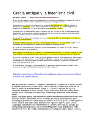 Grecia antigua y la ingeniería civil PDF