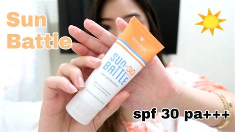 Review Emina Sun Battle Spf Pa Verent Rusli Youtube