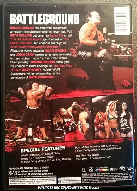 First Look Photos Of Wwe Battleground 2015 Dvd Officially Released