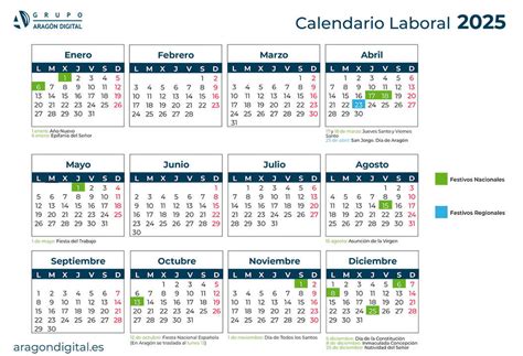 As Es El Calendario Laboral De Arag N En Cambia El Festivo Del Pilar