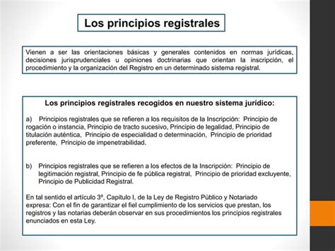 Principios Registrales Ppt