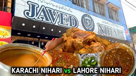 Javed Nihari Vs Waris Nihari Famous Restaurants In Karachi Khi Food