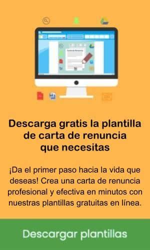 Modelos Carta De Renuncia Con Preaviso En Word Pdf