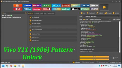 Vivo Y Pattern Reset Unlocktool Without Any Error Youtube