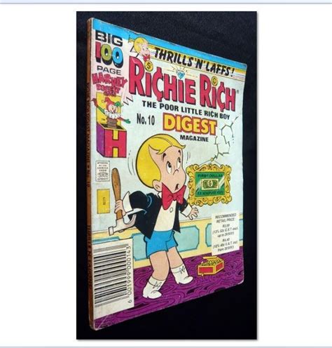 Richie Rich Digest Magazine 10 Harvey Comic South African Reprint