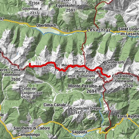 Carnic altitude trail Stage 4 Porzehütte Hochweißsteinhaus