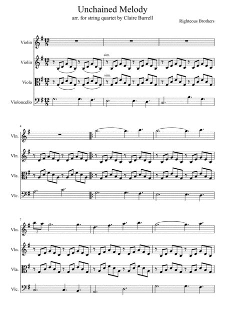 Unchained Melody Arr Claire Herzog By Barry Manilow Sheet Music For