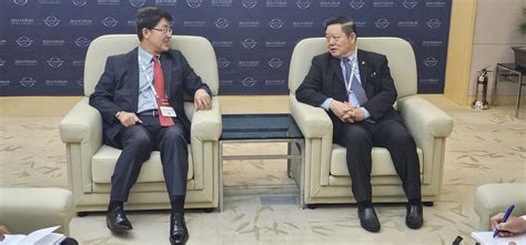 Secretary General Of ASEAN Meets With Chancellor Of The Korea National