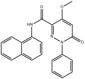 3 Pyridazinecarboxamide 1 6 Dihydro 4 Methoxy N 1 Naphthalenyl 6 Oxo 1