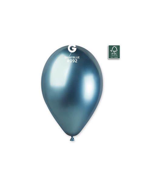 Ballons Bleu Brillant Cm Sachet De