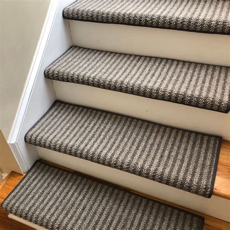 Bozeman 100 Wool True Bullnose Padded Carpet Stair Tread Etsy UK