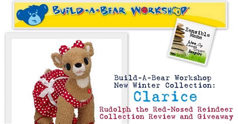 Zensible Mama: Meet Rudolph's Girlfriend Clarice! - Build-A-Bear Workshop 2010 Winter Collection ...