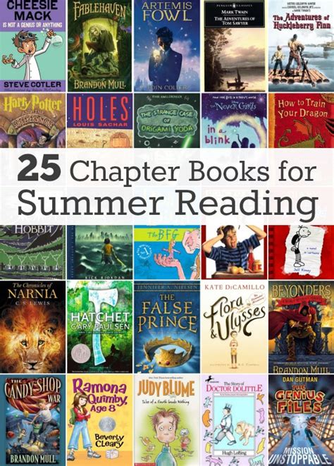 25 Chapter Books for Summer Reading - Make and Takes