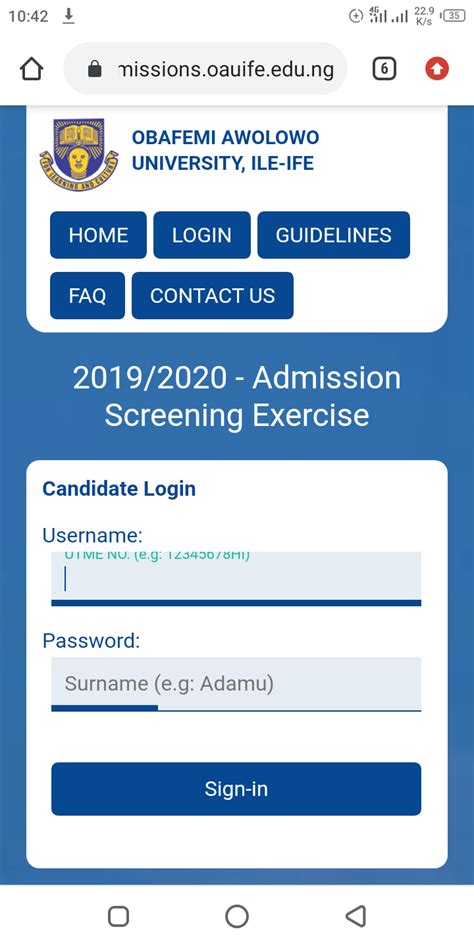 Oau Post Utme Form For 20242025 Academic Session How To Apply