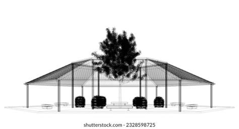 62 Perspective Drawing Gazebo Images, Stock Photos, 3D objects, & Vectors | Shutterstock