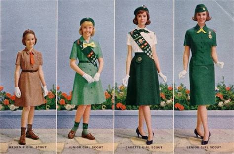 Rare 1960s Official Girl Scouts Of American Uniform Gem