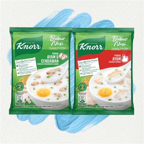 Knorr Instant Porridge 3x35g Chicken Mushroom Knorr Buber Nasi Ayam Cendawan 3x35g Shopee Malaysia