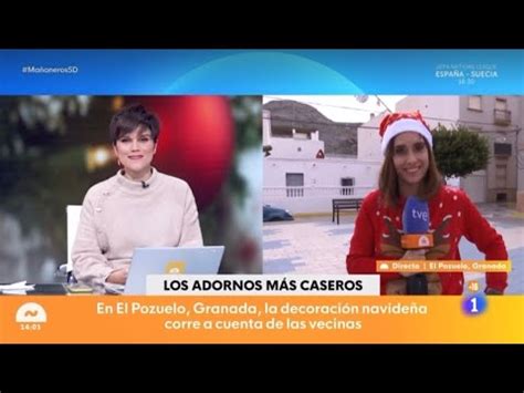 Tve visita El Pozuelo y muestra la decoración navideña elaborada por la