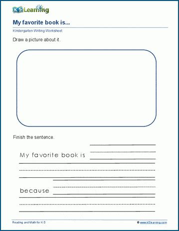 Opinion Prompts Worksheets | K5 Learning