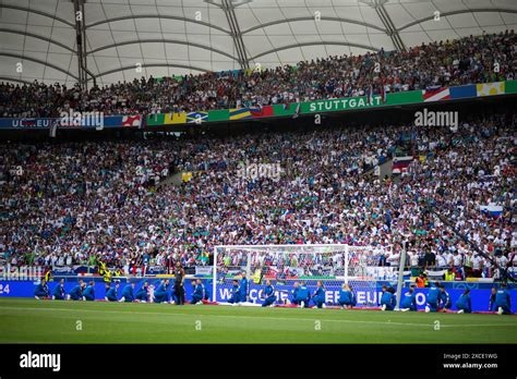 Fans Von Slowenien GER Slovenia SVN Vs Denmark DEN Fussball