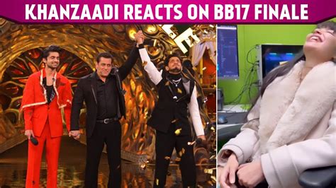 Bigg Boss 17 Update Khanzaadi Ne Kiya Bb Finale Par React Khanzaadi