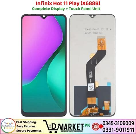 Infinix Hot Play X B LCD Panel Unit Combo Exclusive