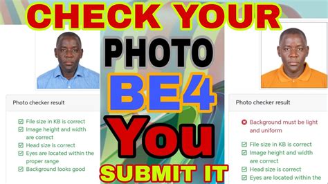 DV LOTTERY 2025 Check Your Photo Before You Submit It With You Dv