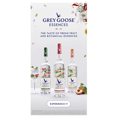 Grey Goose Essences White Peach R Mary Ml Liquid Mix