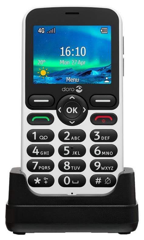 Buy Sim Free Doro 5860 Mobile Phone Black And White Sim Free Phones