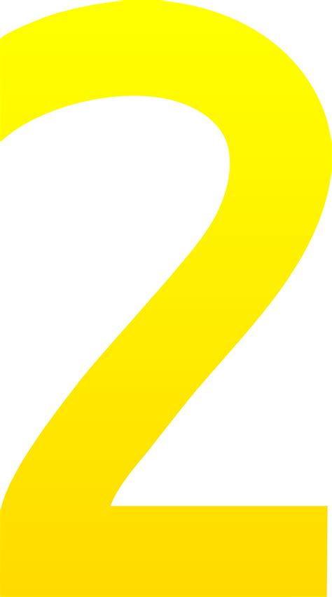 Number Clipart Yellow Picture Number Clipart Yellow