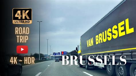 Driving On The Highway In Belgium YouTube