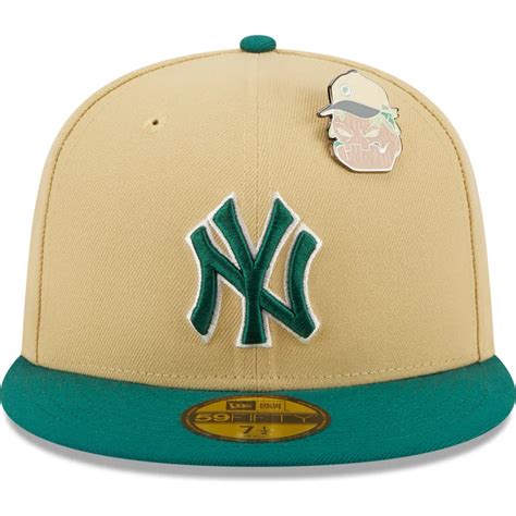 New Era Flat Brim 59FIFTY The Elements Earth Pin New York Yankees MLB