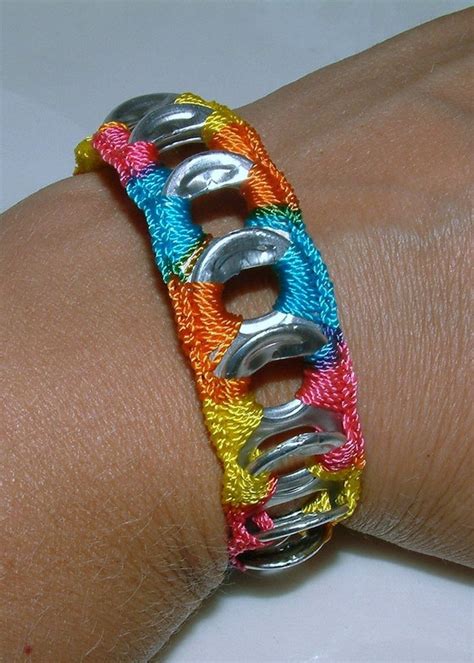 Recycladelic Pop Top Bracelet Bubble Gum By Lanmomoriginals