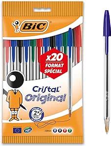 Bic Cristal Original Bol Grafos Punta Media Mm Colores Surtidos