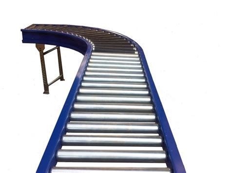 Gravity Roller Conveyor Bright Zinc Plated Steel Rollers Albion Handling Ltd