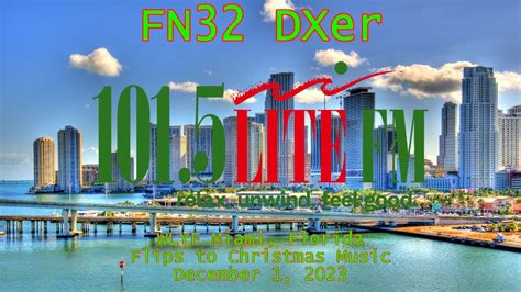 101 5 LITE FM WLYF Miami Florida Flips To Christmas Music 12 1 2023