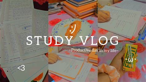 Study Vlog 📚 Productive Day In My Life Exam Preparation Food