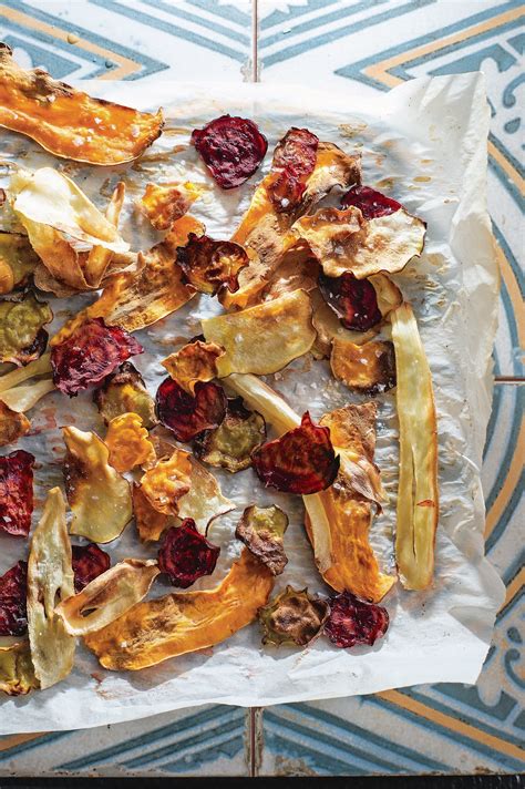 Home Baked Vegetable Crisps Extract From Eat The Week By Anna Barnett