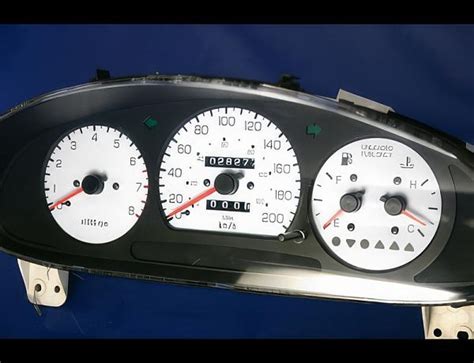 Purchase White Face Gauge Kit Fits Kia Sportage Metric Kph