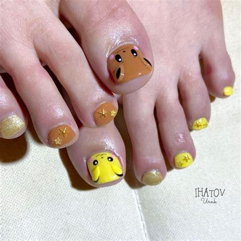 Pikachu And Pokemon Nail Art Designs K Fashion