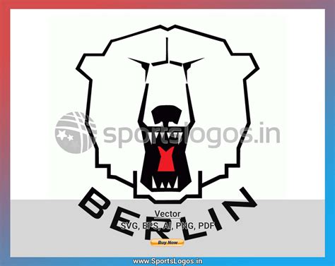 Eisbären Berlin 1994 Deutsche Eishockey Liga Hockey Sports Vector