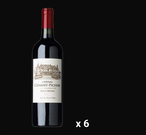 Chateau Clement Pichon Haut Medoc 2018 6 Bottles Thecellardoorsg