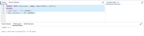 Postgresql Insert Into Table Postgresql Tutorial