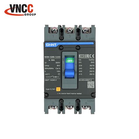 Aptomat MCCB CHINT NXM 125S 3P 80A