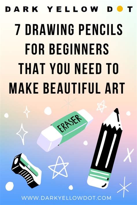 Drawing Pencils For Beginners That You Need To Make Beautiful Art