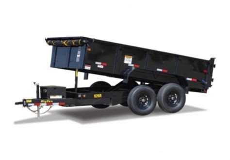 Big Tex Trailers Sr Ta Sr Dump X Black Slr Led