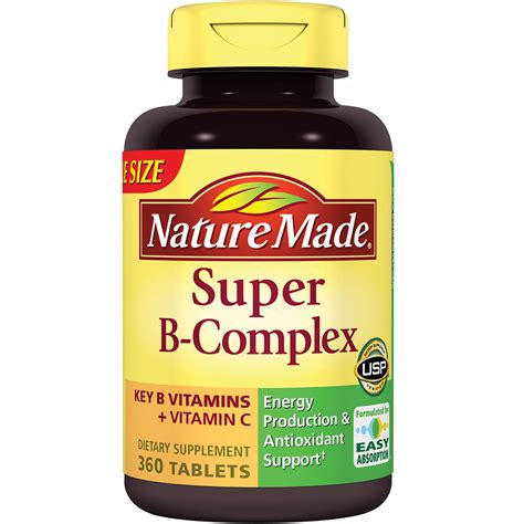 Amazon Nature Made Super Vitamin B Complex Vitamin C Tablets