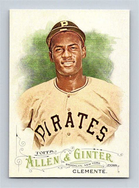 Topps Allen Ginter Roberto Clemente Sp Ebay