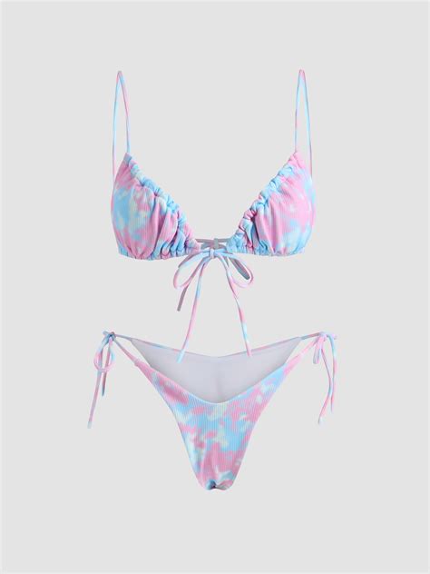 Beach Tie Dye Bikini Set Cider